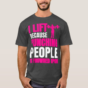 T-shirt Entraînement J'Ascense Parce Que Punching Les Gens