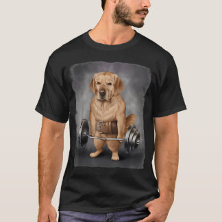T-shirt Entraînement Musculaire du Chien Retriever Doré av
