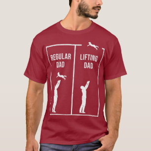 T-shirt Entraînement pour poids amusant Fitness Père Gym