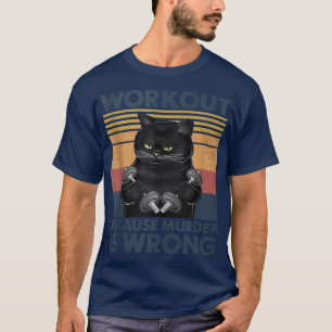 T-shirt Entraînement vintage Parce Que Le Meurtre Est Mauv