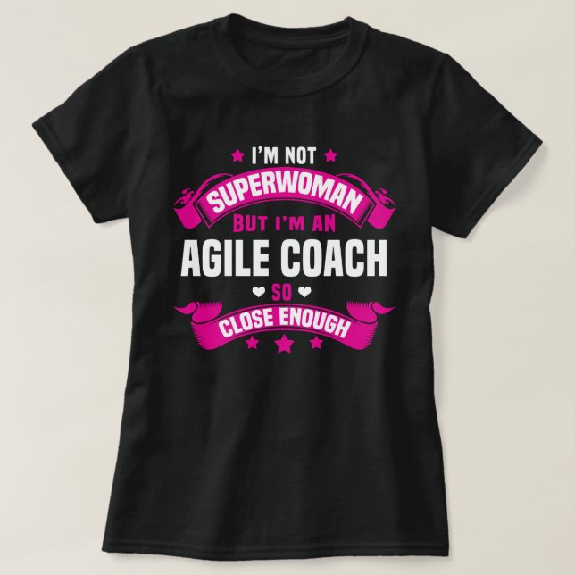 T-shirt Entraîneur Agile (Design devant)