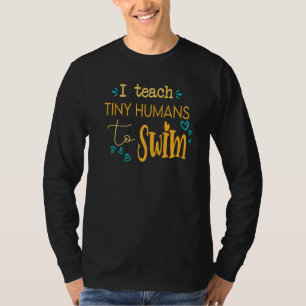 T-shirt Entraîneur cool De Bain J'Enseigne À De Petits Hum