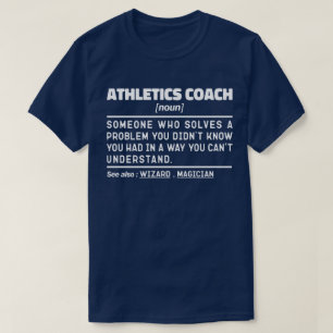 T-shirt Entraîneur d'athlétisme Noun Définition Entraîneur