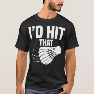 T-shirt Entraîneur de badminton volant id frapper joueur d