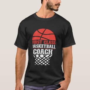 T-shirt Entraîneur de basket-ball de première classe Coac 