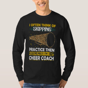 T-shirt Entraîneur de cheer adjoint de coach de cheer le p