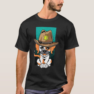 T-shirt Entraîneur de chien de shérif Doberman mignon