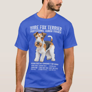 T-shirt Entraîneur de chien expert en Fox Terrier à poil d