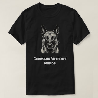 T-shirt Entraîneur de chien K9 sans ordre verbal amateur
