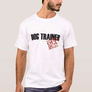 T-SHIRT ENTRAÎNEUR DE CHIEN QUI N'EST PAS DE SERVICE