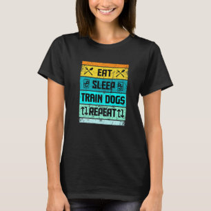 T-shirt Entraîneur de chien Vêtements Train Chiens Entraîn