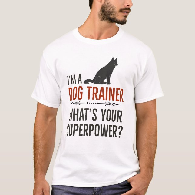 T-shirt Entraîneur de chiens (Devant)