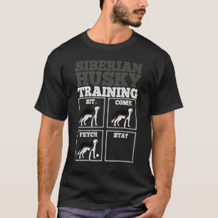 T-shirt Entraîneur de chiens Husky