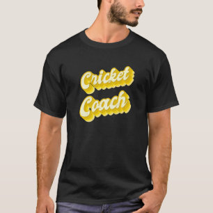T-shirt Entraîneur de cricket 8