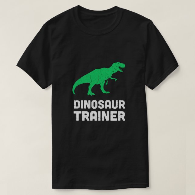 T-shirt Entraîneur De Dinosaure Costume D'Halloween Pour A (Design devant)