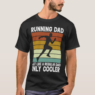 T-shirt Entraîneur de Fête des pères papa Marathon coureur