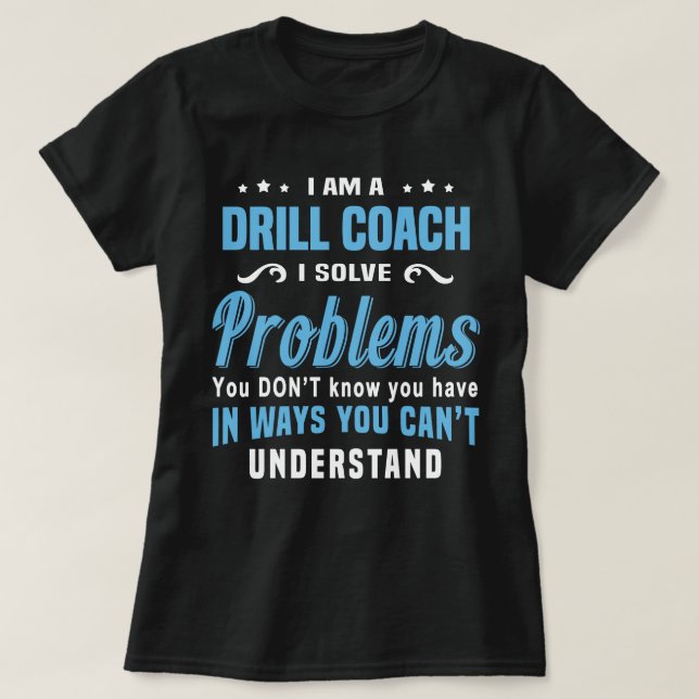 T-shirt Entraîneur de forage (Design devant)