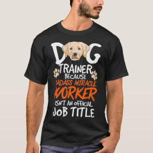 T-shirt Entraîneur de Funny Dog Quota For A Dog