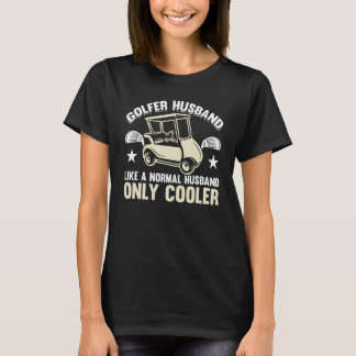 T-shirt Entraîneur de golfeur de golf joueur de golf mari