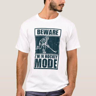 T-shirt Entraîneur de hockey sur glace Joueur de hockey su