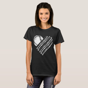 T-shirt Entraîneur de maman d'amour de saison du base-bal