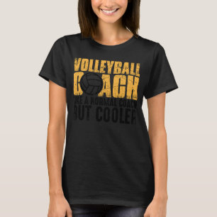 T-shirt Entraîneur De Volleyball Comme Un Entraîneur Norma