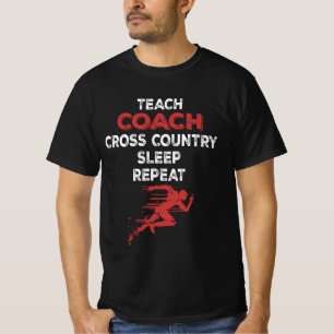 T-shirt Entraîneur Enseignant Sport Enseignant Coach Cross