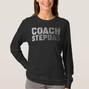 T-shirt Entraîneur Mens Stepdad Football Football Basketba