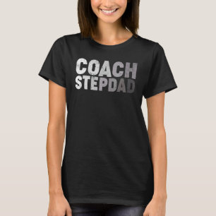 T-shirt Entraîneur Mens Stepdad Football Football Basketba