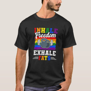 T-shirt Entraîneur Personnel Amateur de Fitness LGBT Salle