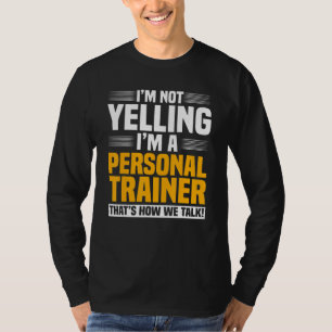 T-shirt Entraîneur personnel Voix instructeur Fitness Work
