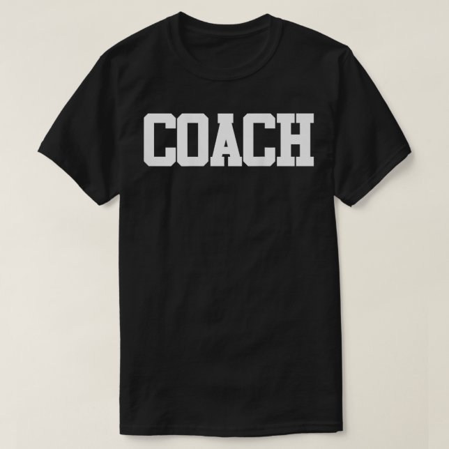 T-shirt Entraîneur Sur Le Dos SoftBall Fun Team Coaching C (Design devant)