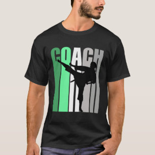 T-shirt Entraîneur vert d'instructeur de Jiu Jitsu Jiu Jit