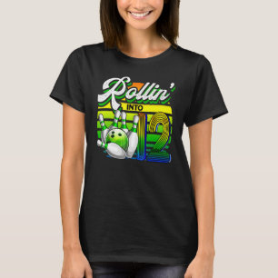 T-shirt Entrée dans le 12 Retro Bowling Ball 12ème Anniver