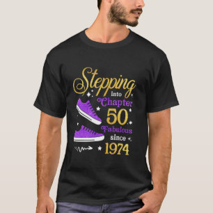 T-shirt Entrée dans le chapitre 50 Fabuleux depuis 1974 50
