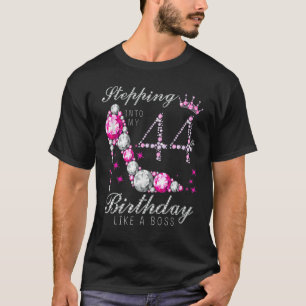 T-shirt Entrée Dans Mon 44E Anniversaire Comme Un Patron 4