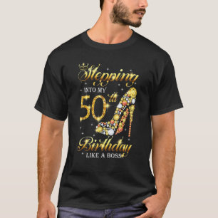 T-shirt Entrée Dans Mon 50E Anniversaire Comme Un Patron 5
