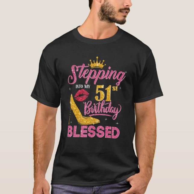 T-shirt Entrée Dans Mon 51E Anniversaire Comme Un Patron 5 (Devant)
