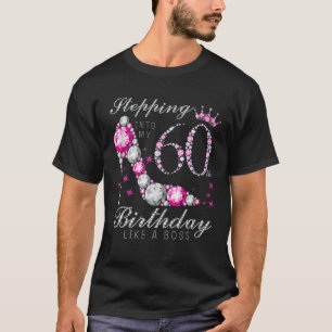 T-shirt Entrée Dans Mon 60E Anniversaire Comme Un Boss 60E