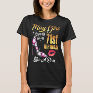T-shirt Entrée Dans Mon 71E Anniversaire Comme Un Patron P