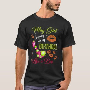 T-shirt Entrée Dans Mon Anniversaire Comme Un Patron May G