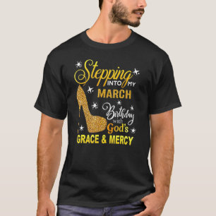 T-shirt Entrée Dans Mon Anniversaire De Mars Avec Dieux Gr