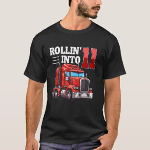 T-shirt Entrée dans un Semi-Remorque pour 11 ans 11 Ans