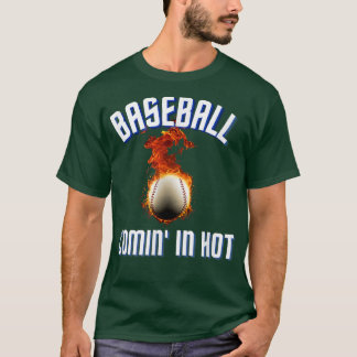 T-shirt Entrée de base-ball en mode chaud