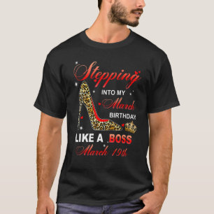 T-shirt Entrée En Mon 19 Mars Anniversaire Comme Un Patron