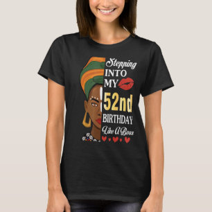 T-shirt Entrée En Mon 52E Anniversaire Comme Un Patron 52 