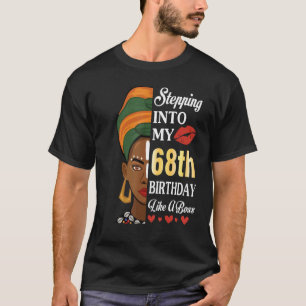T-shirt Entrée En Mon 68E Anniversaire Comme Un Patron 68 