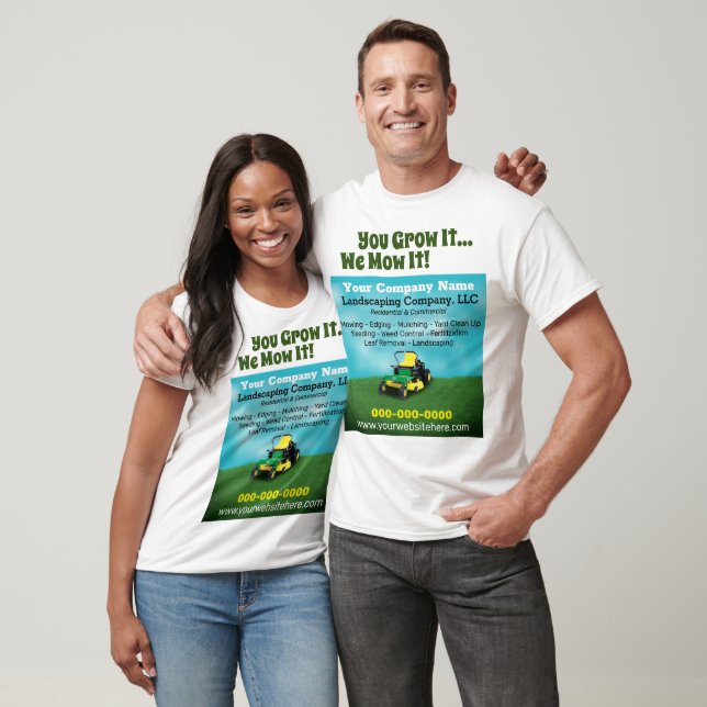 T-shirt Entrepôt de la pelouse Coupe de l'herbe (Unisexe)