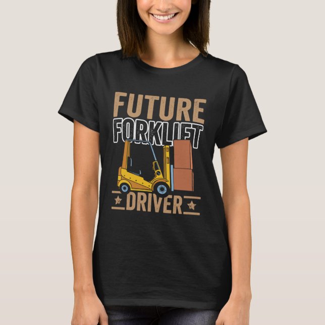 T-shirt Entrepôt de l'exploitant du chariot élévateur à fo (Devant)