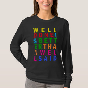 T-shirt Entrepreneur Motivationnel Arc-en-ciel Inspiration